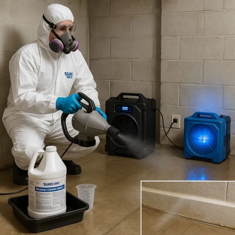 Sanitization and Odor Removal process in Farmingdale, ME